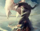 Large White Dragon