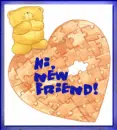 Bear heart puzzle pieces