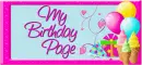 My Birthday Page