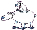 polar bear mom and baby