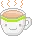 Green Teacup Pixel