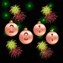 new year 2011fireworks background