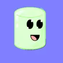 Green marshmallow