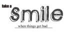 fake a smile