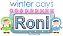 Winter days Roni