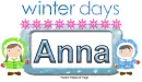 Winter days Anna