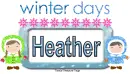 Winter days Heather