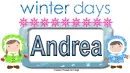 Winter days Andrea