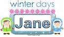 Winter days Jane