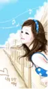 Girl breathing 