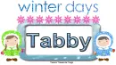 Winter days Tabby