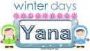 Winter days Yana