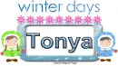 Winter days Tonya