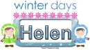 Winter days Helen