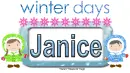 Winter days Janice