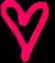 Flashing Doodle Heart