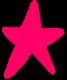 Rainbow Flashing Doodle Star