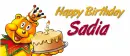 happy birthday Sadia