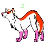 Dancing wolf