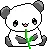 panda eating bamboo
