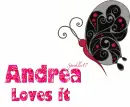 Butterfly - Andrea loves it