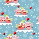 winter love background