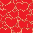 background love heart red