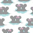 cute love mouse pair background