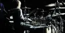justin bieber playing drums