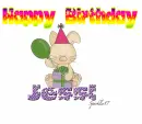 Birthday Bunny with birthstone text - Jessi
