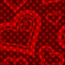 red heart love background