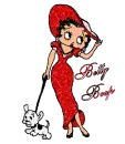 Betty Boop glittered