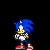 Sonic running up a wall