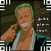Zoro rocks