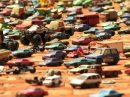 cars on a wall