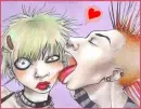 kissing punk