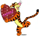 Tigger with heart