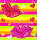 Colorful lips