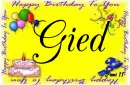 Gied - Happy Birthday - february - bir