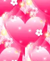  pink hearts  