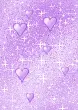 glitter hearts wallpaper