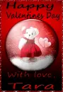 Happy Valentines teddy Tara