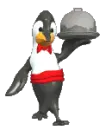 penguin waiter