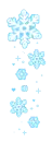 blue snowflake