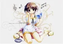 anime music girl