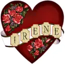 floral heart Irene