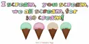 I scream icecream Lisa