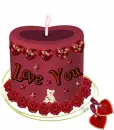 Love u candle