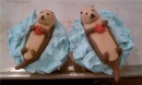 Kawaii Otter Cupcakes