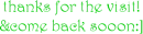thanks for visiting
